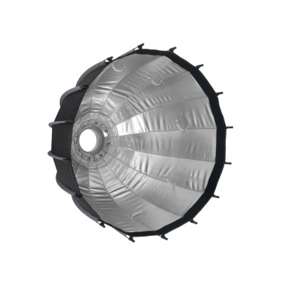 Parabolický hlboký softbox 70 cm, rýchle skladanie s voštinou, adaptér Bowens