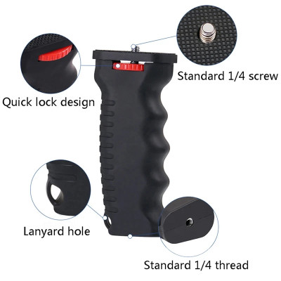 copy of Hliníková rukojeť ke stabilizátoru, fotoaparátu, kameře a jiné - WB-135 Black