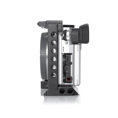 Klec s dřevěnou rukojetí pro fotoaparát Sony A6000 / A6100 / A6300 / A6400