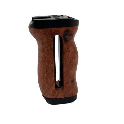 Dřevěná rukojeť pro fotoaparáty DSLR s držákem Cold Shoe LP-096