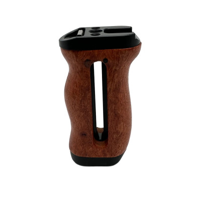 Dřevěná rukojeť pro fotoaparáty DSLR s držákem Cold Shoe LP-096