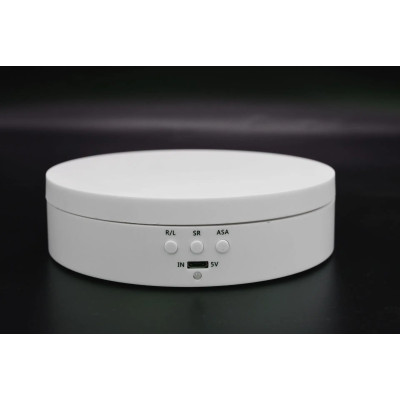 Otočný motorizovaný stojan na produktovú fotografiu, 13,8 cm, ND138 čierny