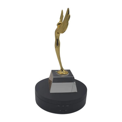 Otočný motorizovaný podstavec pro produktovou fotografii, 13,8 cm, ND138 černý