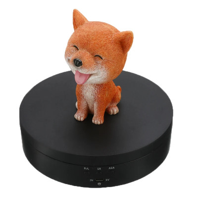 Otočný motorizovaný stojan na fotografovanie produktov, 13,8 cm, ND138 biely