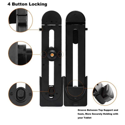 Univerzálny držiak na tablet, telefón so závitom 1/4" UDT01