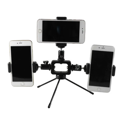 Trojitý držák telefonu s mini kulovými hlavami TMK001
