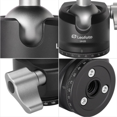 Leofoto LS-223C+LH-25 - ultrakompaktní stativ s kulovou hlavou