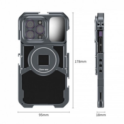 Hliníkové pouzdro, klec VRIG Claw pro iPhone 14 Pro Max