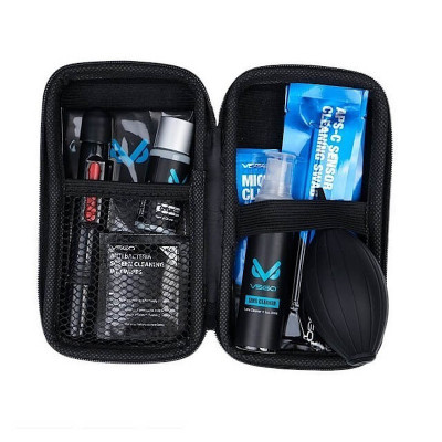 Čisticí sada VSGO DKL-20 pro péči o fotografické vybavení v pevném pouzdře
