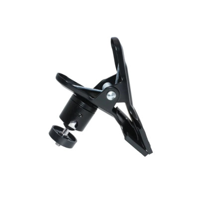 Klips studiová kovová svorka s kulovou hlavou s 1/4" šroubem