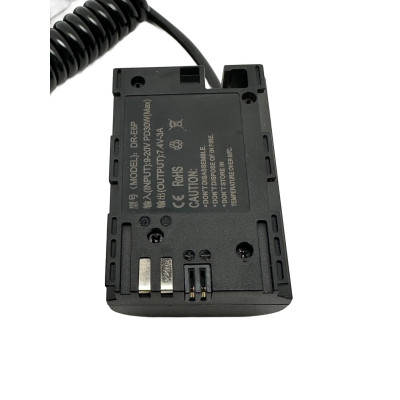 Dummy baterie DR-E6P pro Canon  EOS R5 Mark II