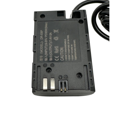 copy of Dummy baterie DR-E15 pro Canon EOS Rebel SL1 100D