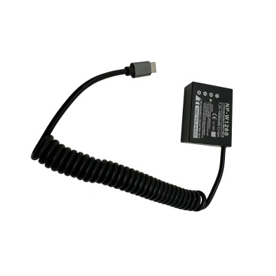 Dummy baterie DB W126S A  pro Fuji X-A1, X-A2, X-A3, X-E1, X-E2, X-M1, X-Pro, X-T1, X-T2, X-T10, HS33EXR, HS35EXR, HS50EXR