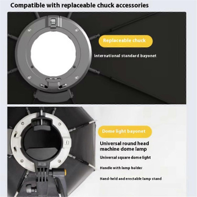 Triopo TR-07C rukoväť, držiak blesku pre statív softbox