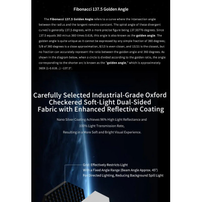 Softbox Triopo K3-120 + voština ( grid ) 120 cm