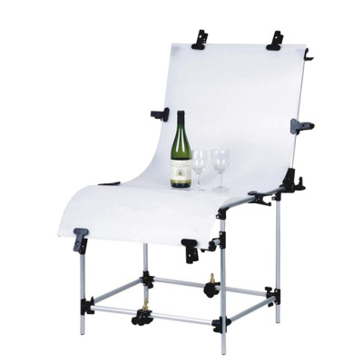 Skládací fotografický stůl 60 x 120 cm, bílí, FS60*130