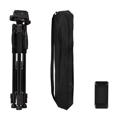 D500H Statív pre mobilný telefón a fotoaparát, čierny 152 cm