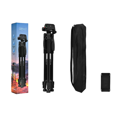 D500H Statív pre mobilný telefón a fotoaparát, čierny 152 cm