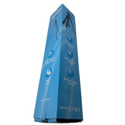 D890H Statív pre mobilný telefón a fotoaparát, čierny 182 cm