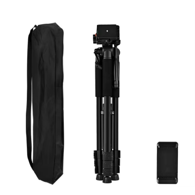 F170T Statív pre mobilný telefón a fotoaparát, čierny 168 cm