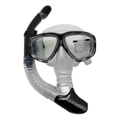 Potápačská súprava, potápačské okuliare + šnorchel čierna