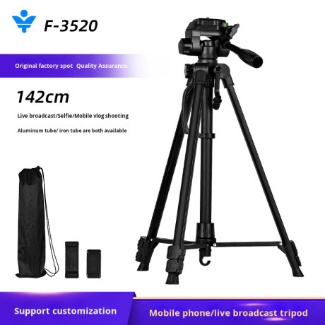 F-3520T Stativ pro smartphony a fotoaparát černý 49 - 142 cm