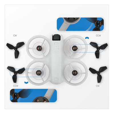 Sunnylife 2016S Pár vrtulí pro DJI NEO [2ks/černý]