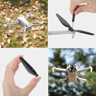 Sunnylife 6030F3-CF2 Uhlíkové vrtule DJI Mini 3 [8 kusov]