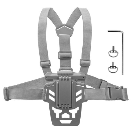 Sunnylife ZJ773-GY Postroj na upevnenie ovládača na hrudník pre DJI RC 1, DJI RC 2