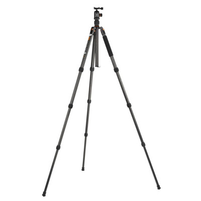 Genesis Base C3 Kit oranžový + BH-34 - Fotografický karbonový stativ s kulovou hlavou a brašnou