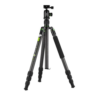 Genesis Base C3 Kit green + BH-34 - Fotografický karbónový statív s guľovou hlavou a taškou