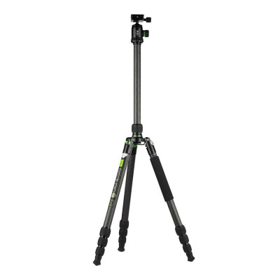 Genesis Base C3 Kit zelený + BH-34 - Fotografický karbonový stativ s kulovou hlavou a brašnou