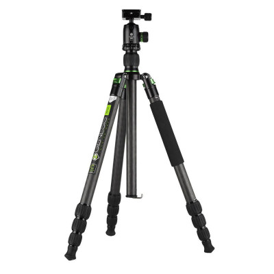 Genesis Base C3 Kit zelený + BH-34 - Fotografický karbonový stativ s kulovou hlavou a brašnou