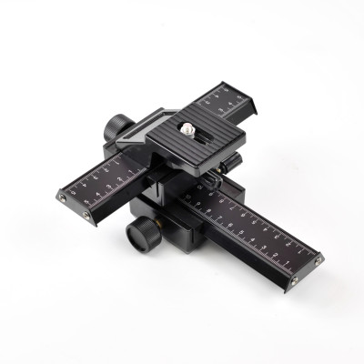 4-smerový posuvník pre makro zaostrovanie / posuvník pre fotografovanie zblízka ( makro objektívy ) Plast