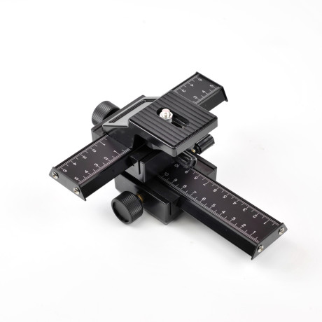 4-smerový posuvník pre makro zaostrovanie / posuvník pre fotografovanie zblízka ( makro objektívy ) Plast