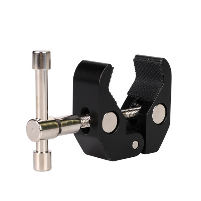 Super svorka so závitom 1/4 a 3/8 na fotografovanie, monitor fotoaparátu, LED svetlo, dáždniky