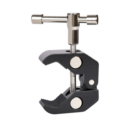 Super svorka so závitom 1/4 a 3/8 na fotografovanie, monitor fotoaparátu, LED svetlo, dáždniky