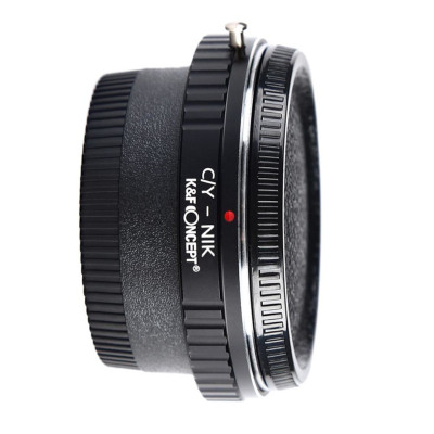 Bajonetový adaptér Contax / Yashica [objektiv] – Nikon F-mount [tělo] K&F Concept