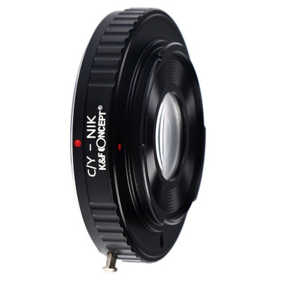 Bajonetový adaptér Contax / Yashica [objektiv] – Nikon F-mount [tělo] K&F Concept