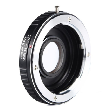Bajonetový adaptér Contax / Yashica [objektiv] – Nikon F-mount [tělo] K&F Concept