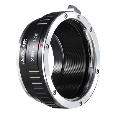 Canon EF Bayonet adaptér [objektiv] - Sony E-mount [tělo] K&F Concept