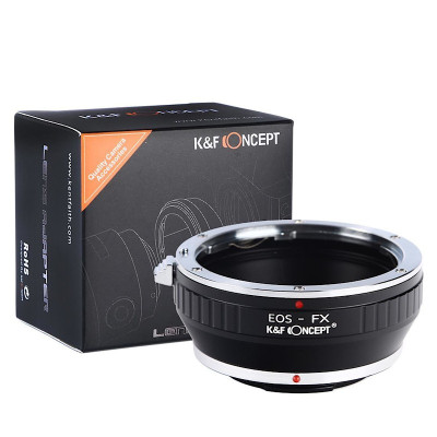 Canon EF bajonetový adaptér [objektiv] – Fuji FX [tělo] K&F Concept