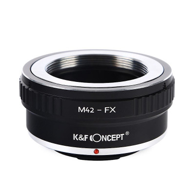 M42 bajonetový adaptér [objektiv] – Fuji FX [tělo] K&F Concept PRO