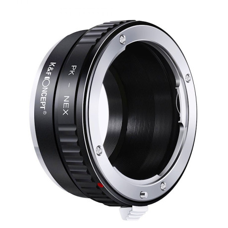 Pentax K bajonet adaptér [objektiv] – Sony NEX E-mount [tělo] K&F Concept