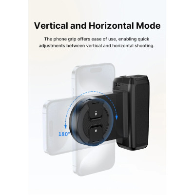 Ulanzi MA35 magnetický držiak telefónu, bluetooth spúšť, zrkadlo