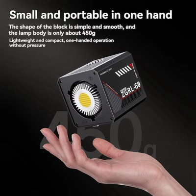 ZGRT60 LED Video Světlo Bi-Color COB Fotografické Studiové Světlo 2500K-7500K