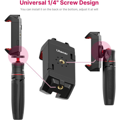 ULANZI ST-29 Držiak telefónu pre statív ( 1/4", Cold Shoe Mount)