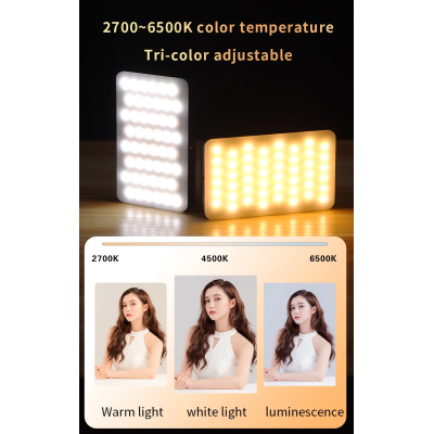 M140 MINI LED RGB světlo pro fotoaparát, telefon 6,5W