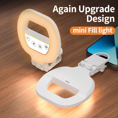 W60 Mini LED RGB dobíjecí světlo s klipem