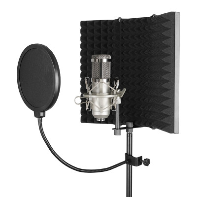 copy of Profesionální zvukotěsný kryt rádiového mikrofonu, který se používá pro zpěv a nahrávání MFiltr-1